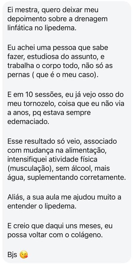 Depoimento real de aluna 3