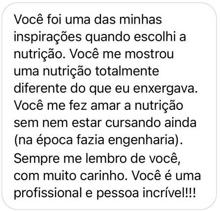 Depoimento real de aluna 6